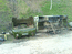 Снятая кабина УАЗ 3303 и кузов ИЖ 412 (пока рядом)